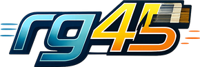 Logo rg45 berwarna cerah